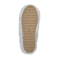 Cuddl Duds Colorblock Womens Slip-On Slippers
