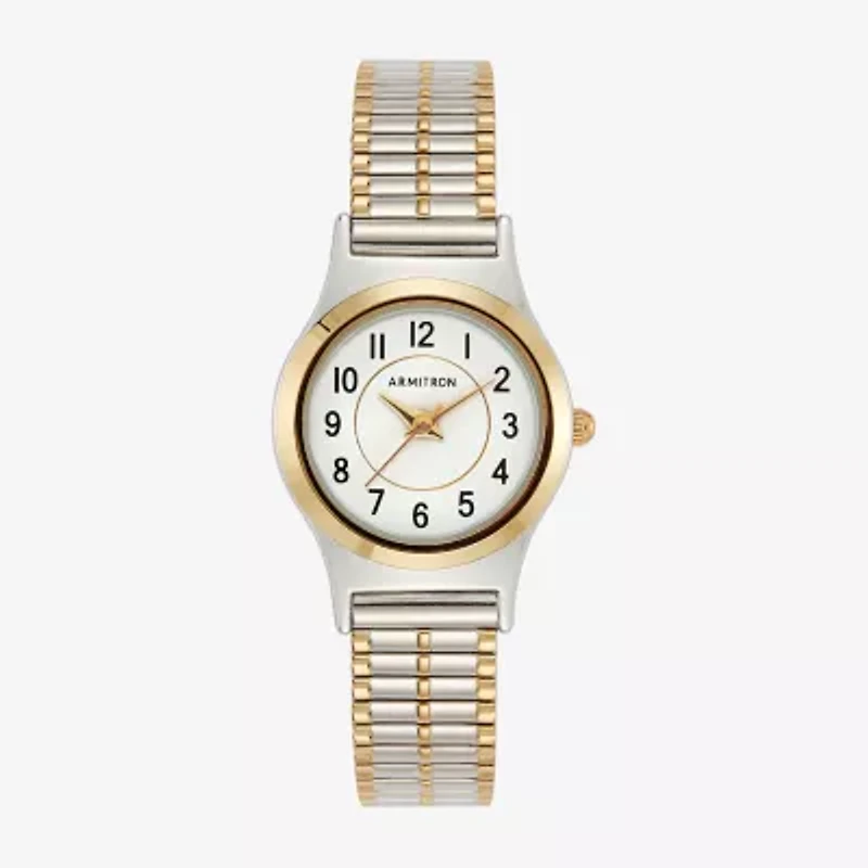 Armitron Womens Two Tone Stainless Steel Expansion Watch 75/5420wttt