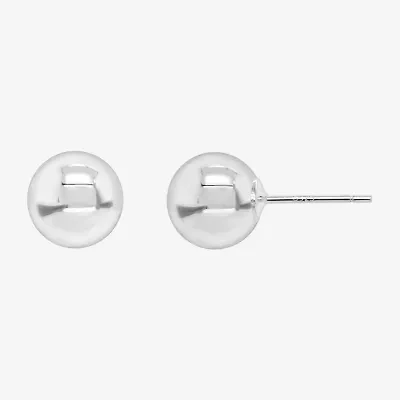 Silver Treasures Sterling Silver 9mm Stud Earrings