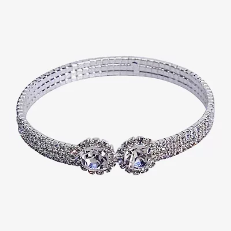 Vieste Rosa Womens Crystal Cuff Bracelet
