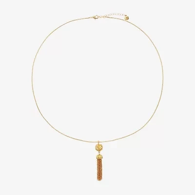 Monet Jewelry Tassel Womens 30 Inch Pendant Necklace