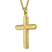 Mens Stainless Steel 24 Inch Pendant Necklace