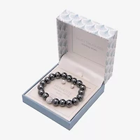 Silver Treasures Bracelet & Stud Earring Genuine Stone Womens Red Sterling 2-pc. Jewelry Set