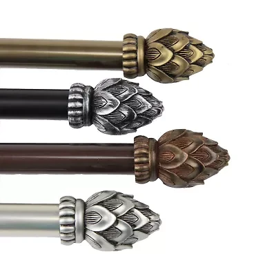 Rod Desyne Bud 3/4 Adjustable Curtain