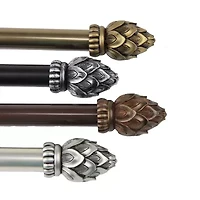 Rod Desyne Bud 3/4 Adjustable Curtain