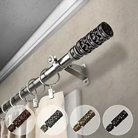 Rod Desyne Whirl 3/4 Adjustable Curtain
