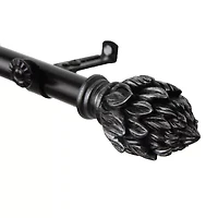 Rod Desyne Ember 3/4 Adjustable Curtain