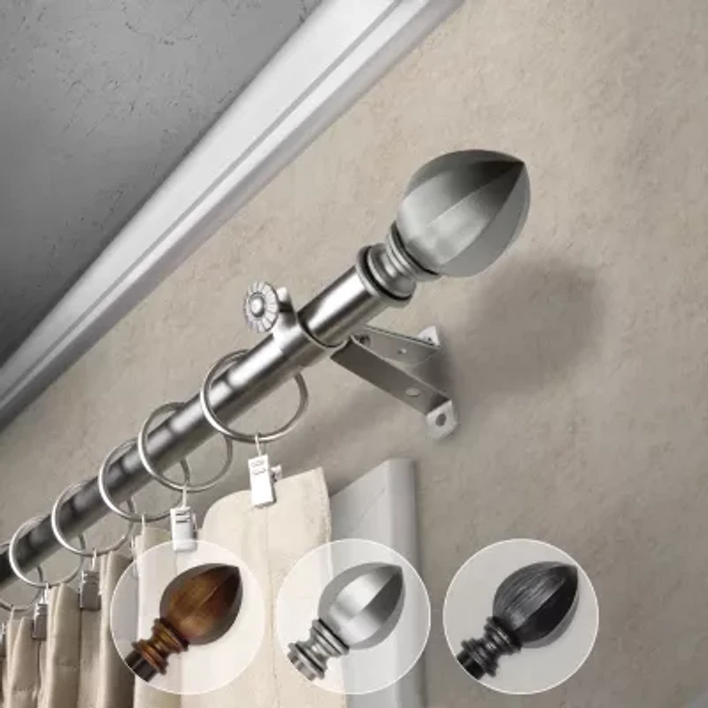 Rod Desyne Garnet 3/4 Adjustable Curtain