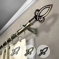 Rod Desyne Spire 3/4 Adjustable Curtain