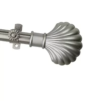 Rod Desyne Scallop 3/4 Adjustable Curtain