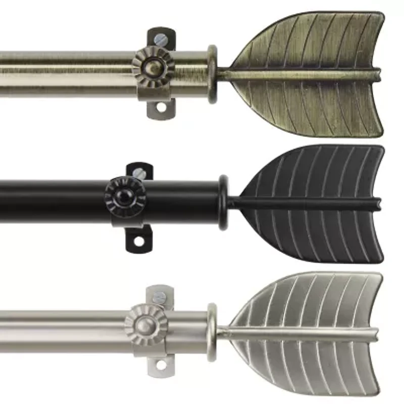 Rod Desyne Quill 3/4 Adjustable Curtain