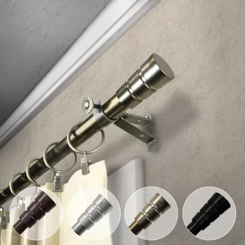 Rod Desyne Rio 3/4 Adjustable Curtain