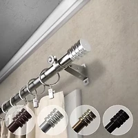 Rod Desyne Lee 3/4 Adjustable Curtain