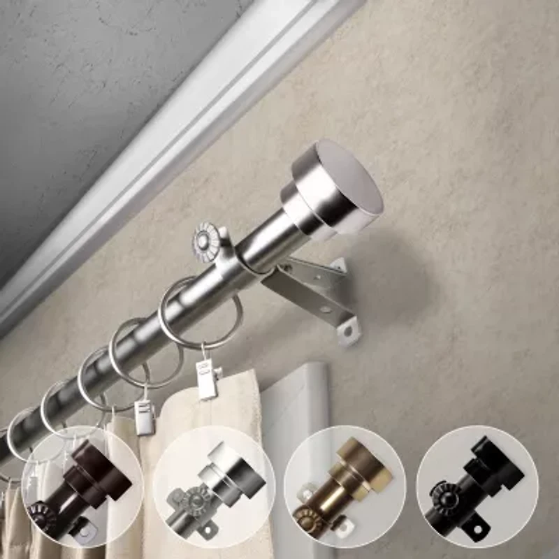 Rod Desyne Topper 3/4 Adjustable Curtain