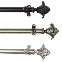 Rod Desyne Bloom 3/4 Adjustable Curtain