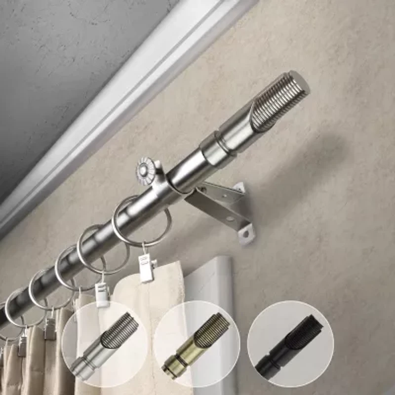 Rod Desyne Bolt 3/4 Adjustable Curtain