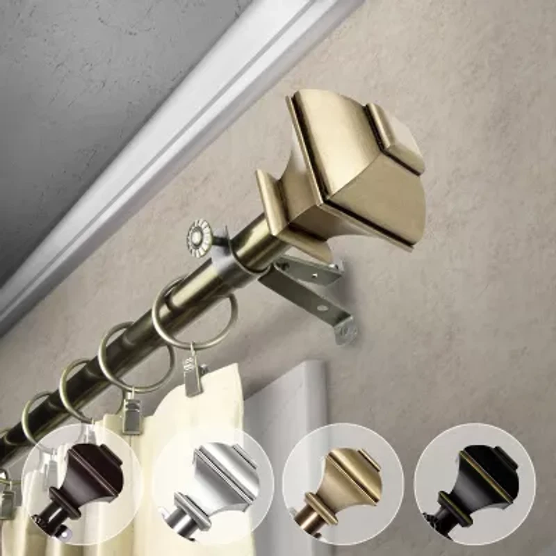 Rod Desyne Marion 3/4 Adjustable Curtain