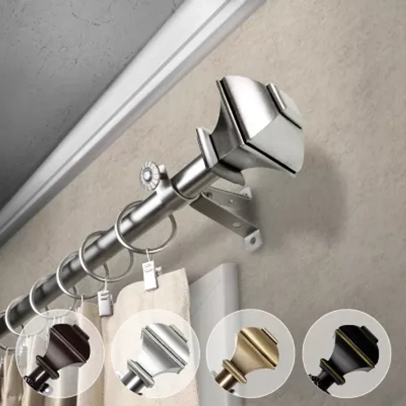 Rod Desyne Marion 3/4 Adjustable Curtain