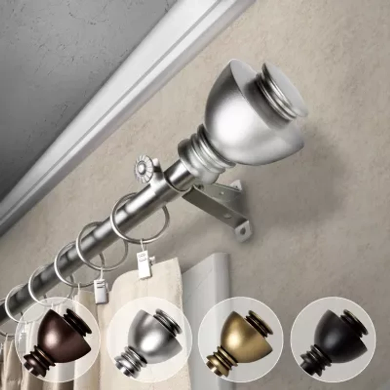 Rod Desyne Alma 3/4 Adjustable Curtain