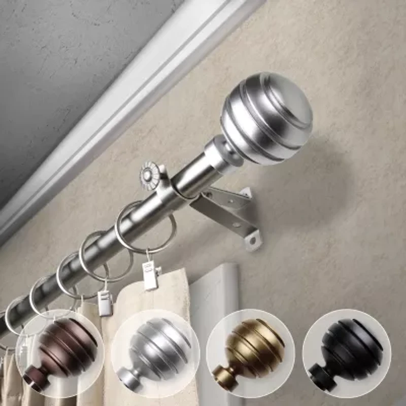Rod Desyne Poise 3/4 Adjustable Curtain
