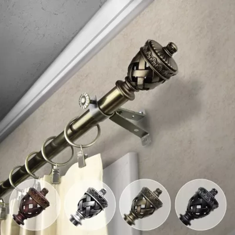 Rod Desyne Arielle 3/4 Adjustable Curtain