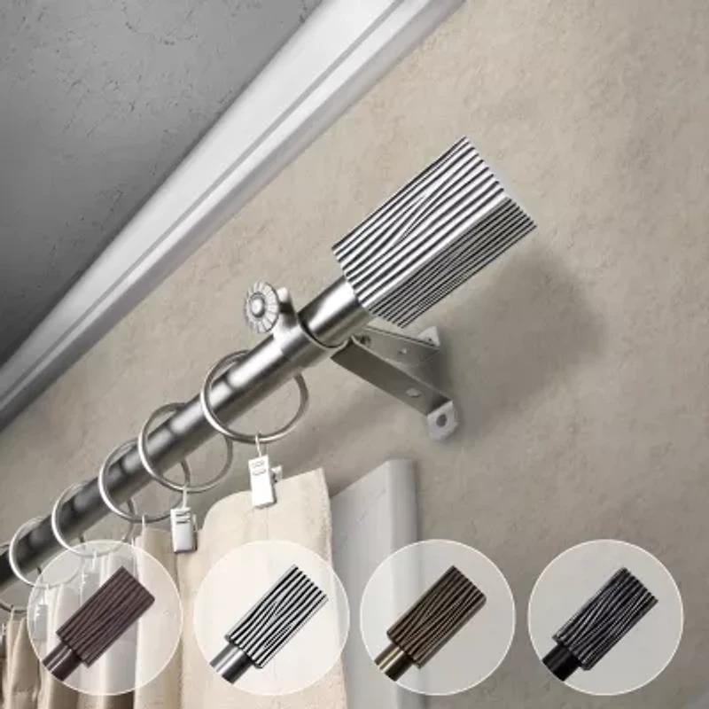 Rod Desyne Alder 3/4 Adjustable Curtain