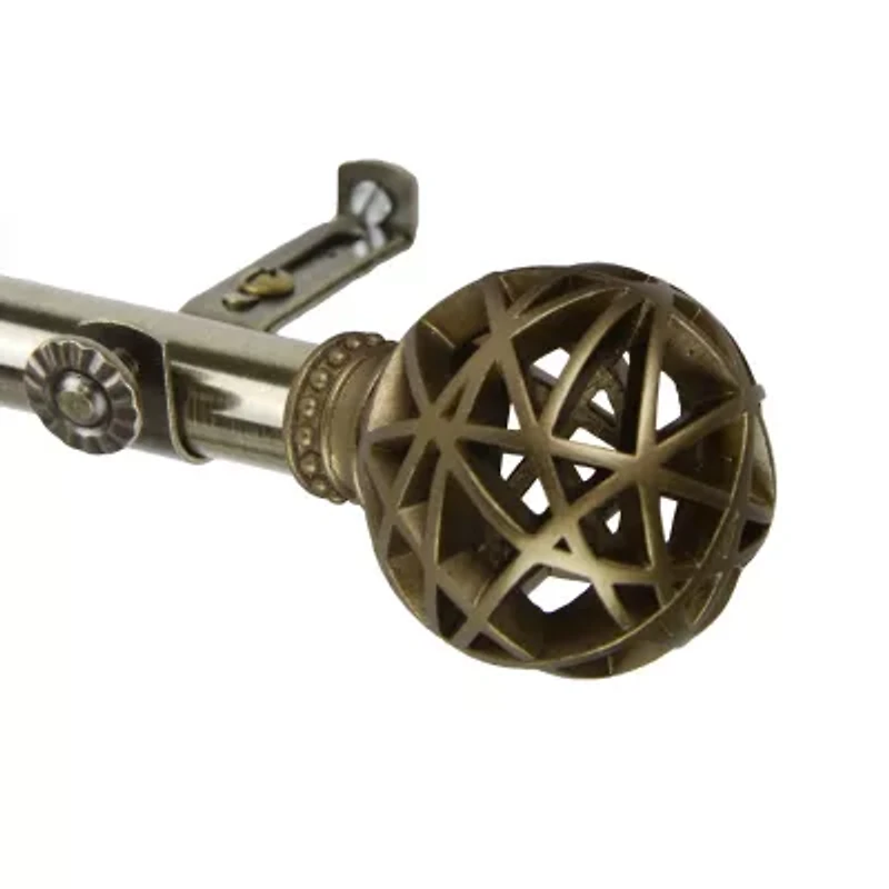 Rod Desyne Leanette 3/4 Adjustable Curtain