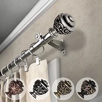 Rod Desyne Eleanor 3/4 Adjustable Curtain