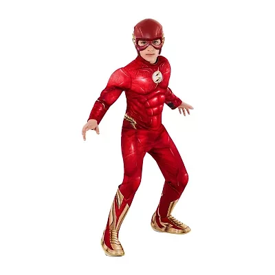 Little & Big Kid Boys Deluxe DC Comics The Flash 2-pc. Costume
