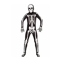 Little & Big Kid Unisex Bone Suit Costume