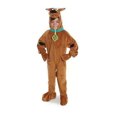 Little & Big Kid Unisex Super Deluxe Velour Scooby Doo Costume