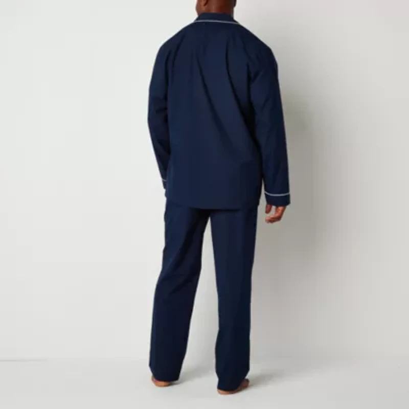 Stafford Modal Mens Long Sleeve 2-pc. Pajama Sets
