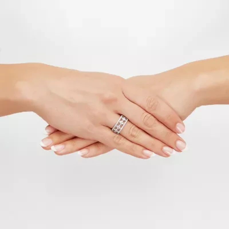 (Si1-Si2/ H-I) Womens 1 CT. T.W. Lab Grown White Diamond 10K Gold Band