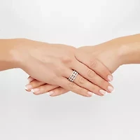 (Si1-Si2/ H-I) Womens 1 CT. T.W. Lab Grown White Diamond 10K Gold Band