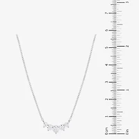 (Si1-Si2/ H-I) Womens 1/2 CT. T.W. Lab Grown White Diamond 10K White Gold Round 18 Inch Pendant Necklace
