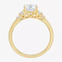 (H-I / Si1-Si2) Womens 1 1/4 CT. T.W. Lab Grown White Diamond 10K Gold Round Band