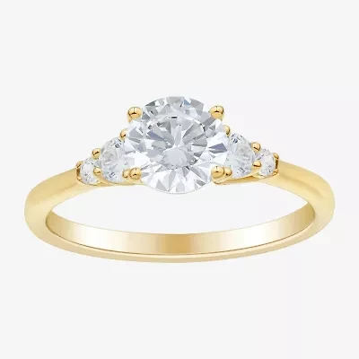 (H-I / Si1-Si2) Womens 1 1/4 CT. T.W. Lab Grown White Diamond 10K Gold Round Band