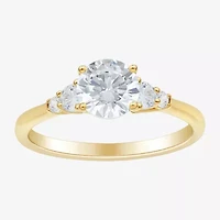 (H-I / Si1-Si2) Womens 1 1/4 CT. T.W. Lab Grown White Diamond 10K Gold Round Band