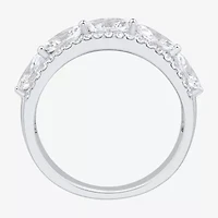 (H-I / Si1-Si2) Womens 1 CT. T.W. Lab Grown White Diamond 10K Gold Anniversary Band