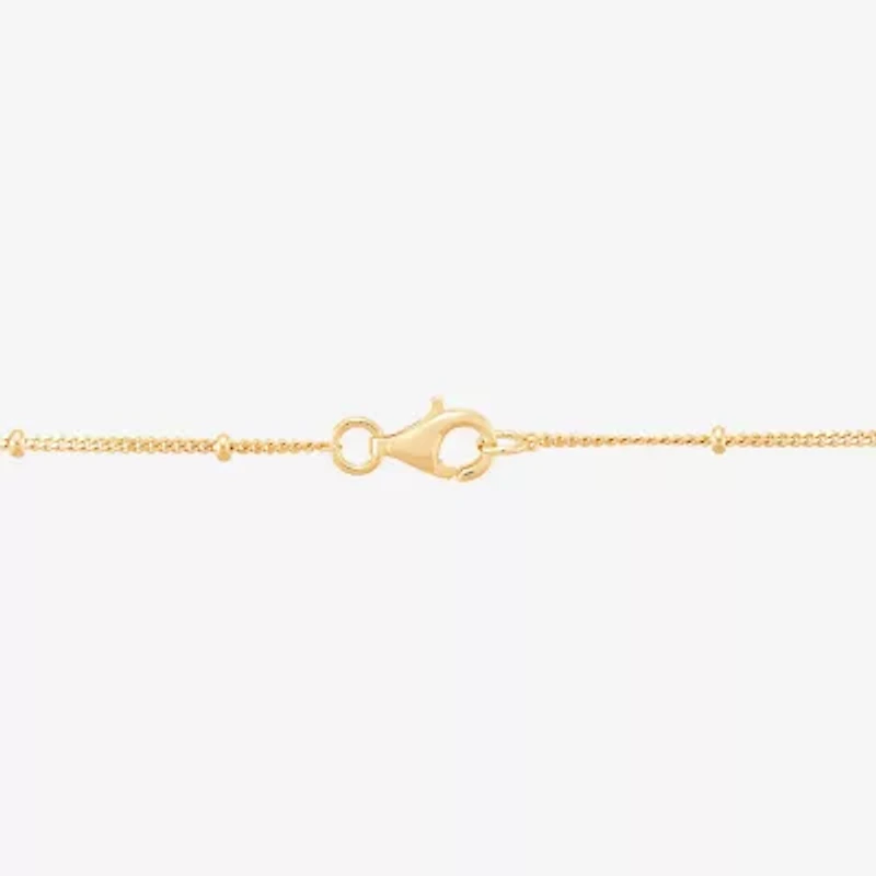 (Si1-Si2/ H-I) Womens White Diamond 14K Gold Over Silver 18 Inch Y Necklace