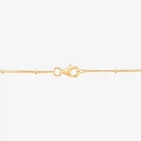 (Si1-Si2/ H-I) Womens White Diamond 14K Gold Over Silver 18 Inch Y Necklace