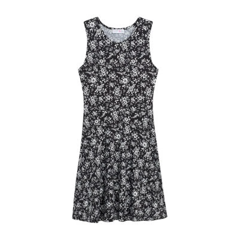 Knit Works Little & Big Kid Girls Midi Floral Dress Set