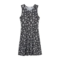 Knit Works Little & Big Kid Girls Midi Floral Dress Set