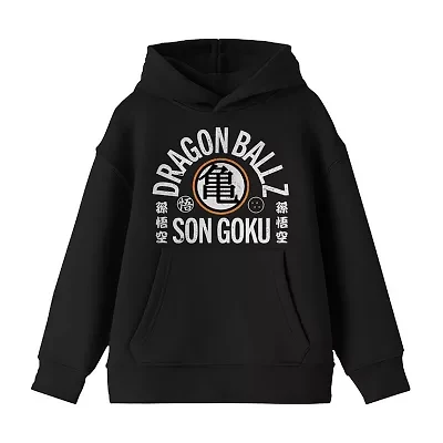 Little & Big Kid Boys Long Sleeve Dragon Ball Z Fleece Hoodie