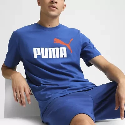 PUMA Mens Crew Neck Short Sleeve Regular Fit Graphic T-Shirt