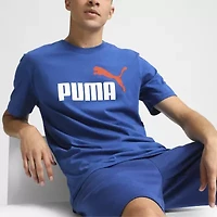 PUMA Mens Crew Neck Short Sleeve Regular Fit Graphic T-Shirt