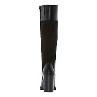 a.n.a Womens Raspin Stacked Heel Dress Boots