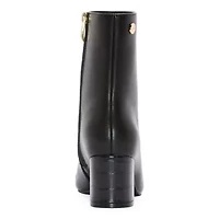 Liz Claiborne Womens Kendale Block Heel Booties