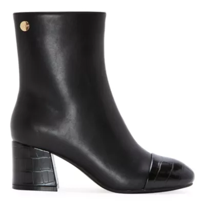 Liz Claiborne Womens Kendale Block Heel Booties