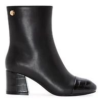 Liz Claiborne Womens Kendale Block Heel Booties